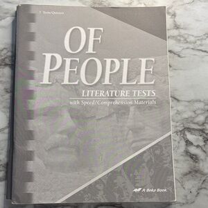 A Beka Book 'Of People' Literature Textbook, Tests/Quizzes and Teacher Key
